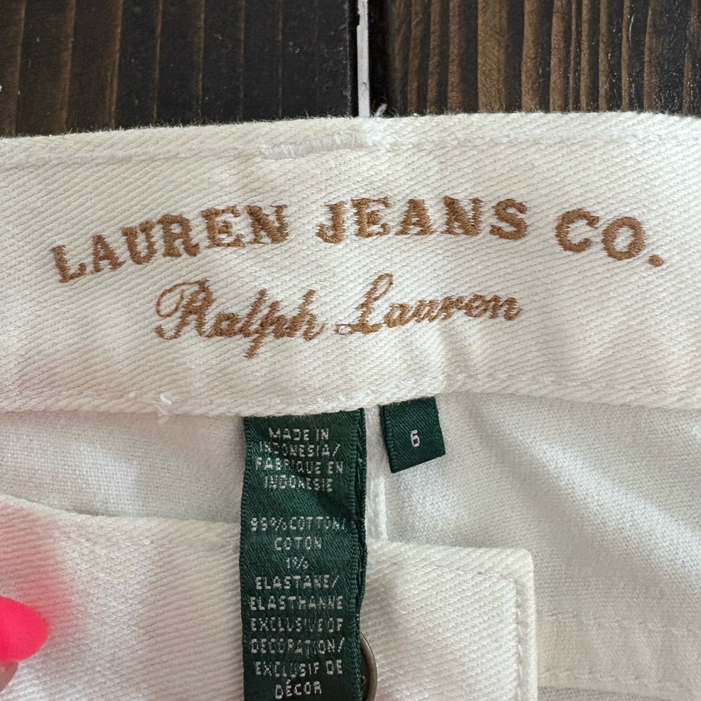 Lauren Ralph Lauren Jeans Co. Cream Jeans